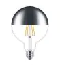 Philips Classic LED Globe E27 Filament Miroir Claire 120mm 7.2W 650lm - 827 Blanc Très Chaud | Dimmable - Équivalent 60W