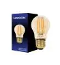 Noxion Lucent Lustre LED E27 Boule Filament Ambre 4.1W 350lm - 822 Blanc Très Chaud | Dimmable - Équivalent 32W
