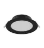 Noxion Downlight LED Hera Plat Noir 9W 900lm - 827-840 CCT | 132mm - Diamètre 118mm