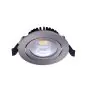 Noxion LED inclinable Slim Spot Argent Ronde 6W 550lm 60D - 927 Blanc Très Chaud | 85mm - IP54 - Dimmable - Meilleur rendu des couleurs