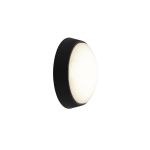 Ansell LED Bulkhead Helder Circulair Eenvoudig Zwart 12.5W 1058lm - 830-840-865 CCT | 215mm - IP54 - Bewegings- en lichtsensor